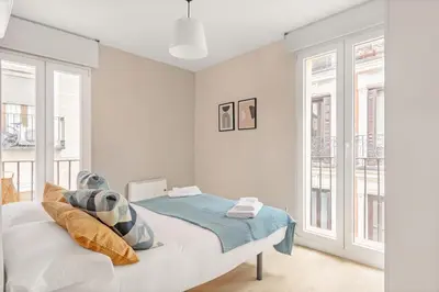 Cama o camas de una habitación en Modern and Cozy-2 Bedrooms 1 Bathroom-Las Letras