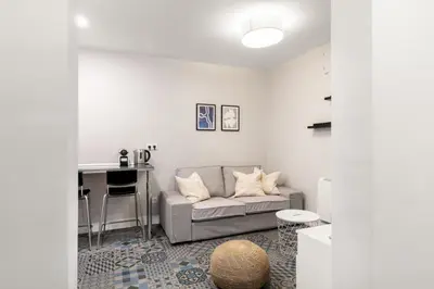 Zona de estar de Modern and Cozy-2 Bedrooms 1 Bathroom-Las Letras