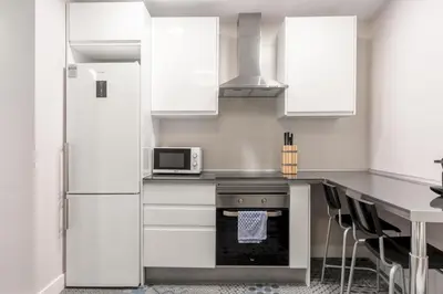 Una cocina o zona de cocina en Modern and Cozy-2 Bedrooms 1 Bathroom-Las Letras