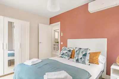 Cama o camas de una habitación en Modern and Cozy-2 Bedrooms 1 Bathroom-Las Letras