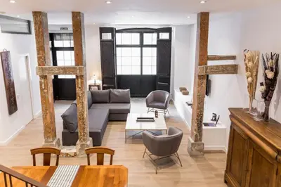 Zona de estar de Stylish renovated apt - 2BD2BTH -Chamberí