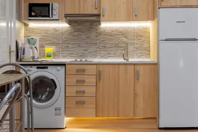 Una cocina o zona de cocina en Cozy and Vintage-2Bedrooms 1.5Bathrooms-Malasaña