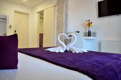 Cama o camas de una habitación en Hostal Alexis Madrid