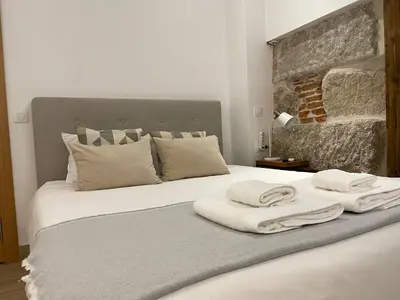 Cama o camas de una habitación en Opera Suite Norma - Estudio 2 habitaciones Madrid Palacio Real
