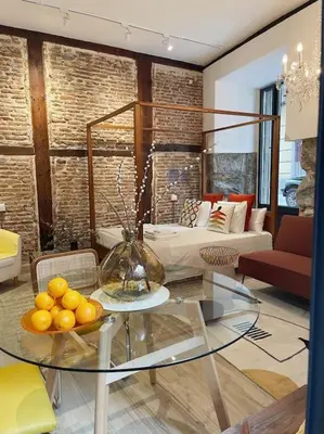 Zona de estar de Apartamento Opera Suite Carmen Palacio Real Luxury Studio