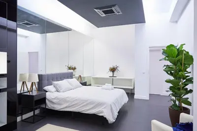 Cama o camas de una habitación en LOFT PRINCIPE PIO