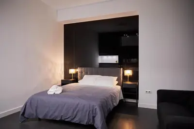 Cama o camas de una habitación en LOFT PRINCIPE PIO