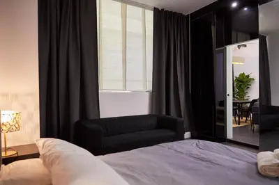 Cama o camas de una habitación en LOFT PRINCIPE PIO
