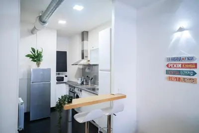Una cocina o zona de cocina en Apartamento Palacio Real de Madrid, histórico