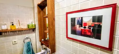 Un baño de Apartamento Lavapies al lado del Rastro