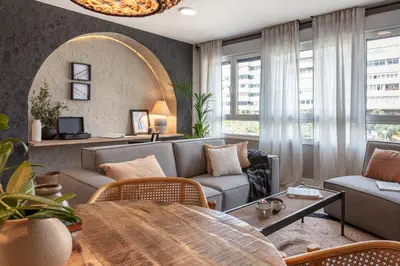 Zona de estar de ABARDOK- 1 Bedroom Apartment with terrace in Chamberí