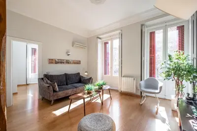 Zona de estar de Stylish Bright -2 Beds 2 Baths - Plaza de España