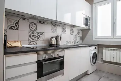 Una cocina o zona de cocina en Luz y Diseño en Retiro - Apartamento de 4 Dormitorios