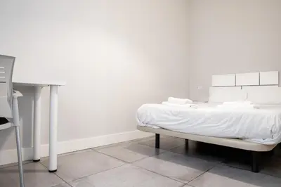 Cama o camas de una habitación en Luz y Diseño en Retiro - Apartamento de 4 Dormitorios