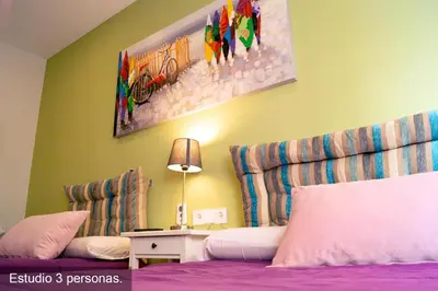Cama o camas de una habitación en Chueca - Room Apartments