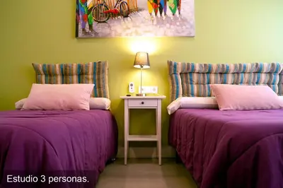 Cama o camas de una habitación en Chueca - Room Apartments