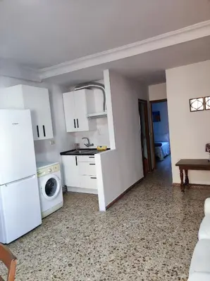 Una cocina o zona de cocina en LUCERO APARTAMENTO