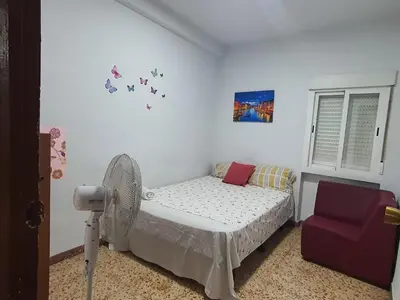Cama o camas de una habitación en LUCERO APARTAMENTO