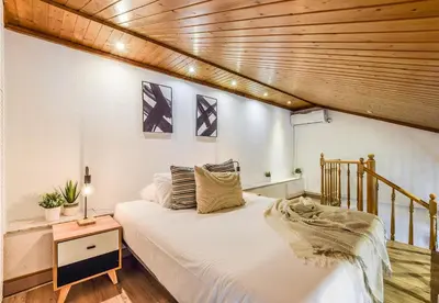 Cama o camas de una habitación en Collection Plaza de España