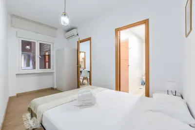 Cama o camas de una habitación en Collection Plaza de España