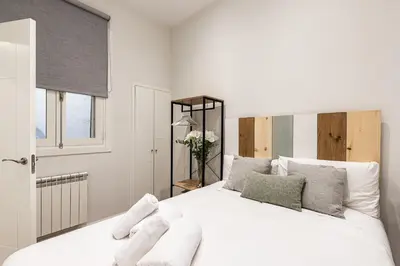 Cama o camas de una habitación en Waou La Latina III - Alquiler Corta Duración
