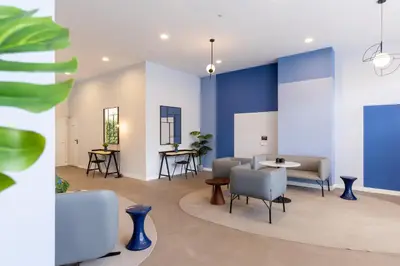 Zona de estar de Uma Suites O'Donnell