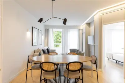 Zona de estar de Uma Suites O'Donnell