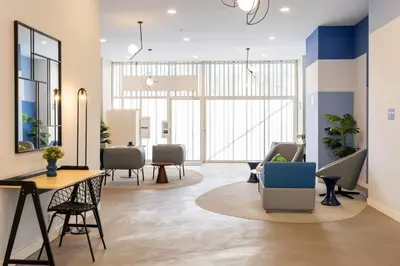 Zona de estar de Uma Suites O'Donnell