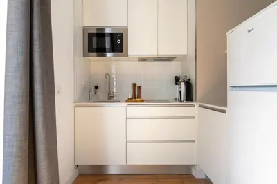 Una cocina o zona de cocina en Limehome Madrid Calle de Fomento - estancia temporal
