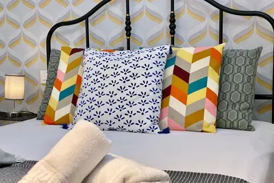 Cama o camas de una habitación en Lavapies - Apartamento de 1 dormitorio