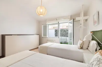 Cama o camas de una habitación en Roisa Centro
