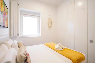 Cama o camas de una habitación en For You Rentals Apartment TEMPORAL in the Center of Madrid ESP50