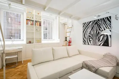 Zona de estar de For You Rentals Apartment TEMPORAL in the Center of Madrid ESP50