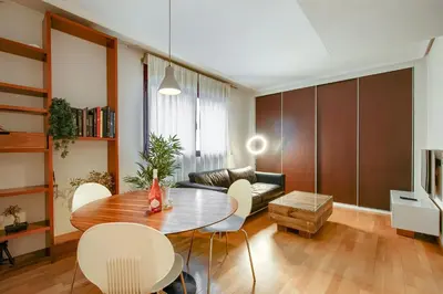 Zona de estar de Apartamento en Chamberí con piscina - Lovely apartment in the City Center with swimming pool