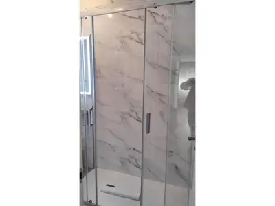 Un baño de Tranquilo apartamento 5 pers. Madrid Río Mendoza