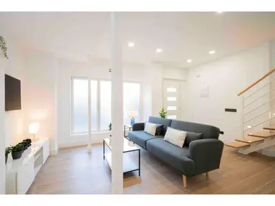 Zona de estar de Precioso apartamento a pie de calle - Retiro- Dr Laguna