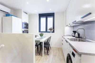 Una cocina o zona de cocina en Apartamento Retiro V en Madrid