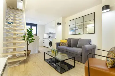 Zona de estar de Apartamento Retiro V en Madrid