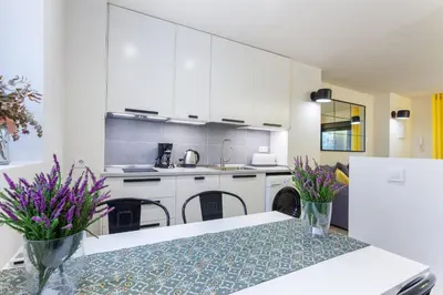 Una cocina o zona de cocina en Apartamento Retiro V en Madrid