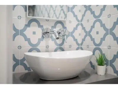 Un baño de Acogedor y silencioso estudio M1 Embajadores
