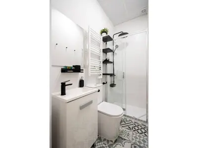Un baño de Apartamento amarillo en Atocha