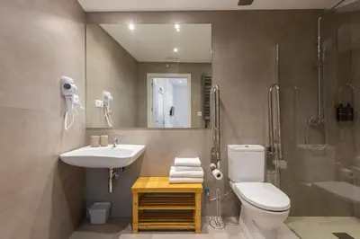Un baño de Ronda9 central suites