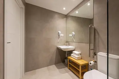 Un baño de Ronda9 central suites