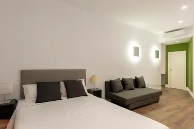 Cama o camas de una habitación en Ronda9 central suites