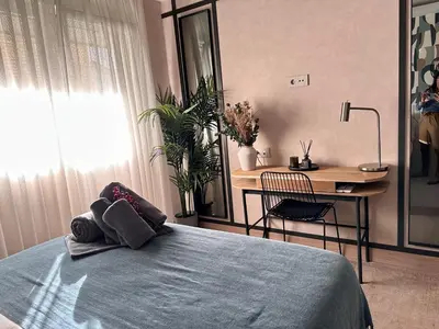 Cama o camas de una habitación en JUAN BRAVO Apartamento a estrenar con PISCINA