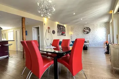 Zona de estar de Piso de lujo en Madrid centro La dolce vita