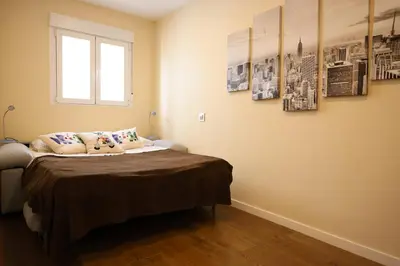 Cama o camas de una habitación en Piso de lujo en Madrid centro La dolce vita