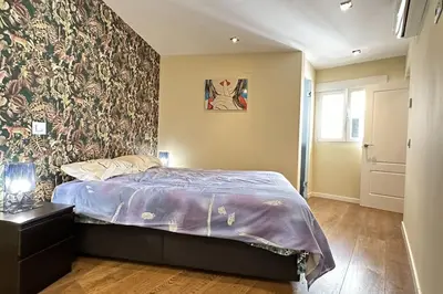 Cama o camas de una habitación en Piso de lujo en Madrid centro La dolce vita