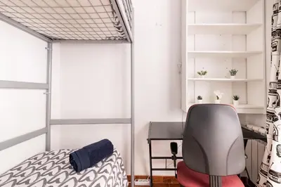 Zona de estar de Comfy 4 rooms apt in the heart of Chueca (Madrid center)