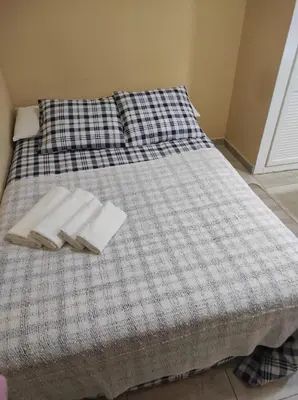 Cama o camas de una habitación en Estudio Lorenzo Acogedor Temporal